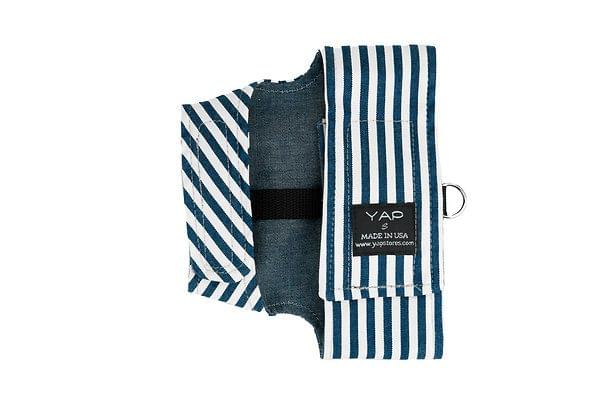 Breton Stripe Dog Harness- Nautical Style Classic Wrap - Image 3