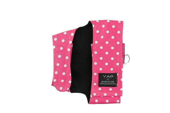 Pink Polka Dot Dog Harness - Choke Free Wrap 3 Pink Polka Dot Dog Harness - Choke Free Wrap - Image 3