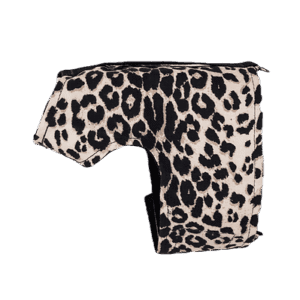 Classic Leopard Black Dog Harness Wrap