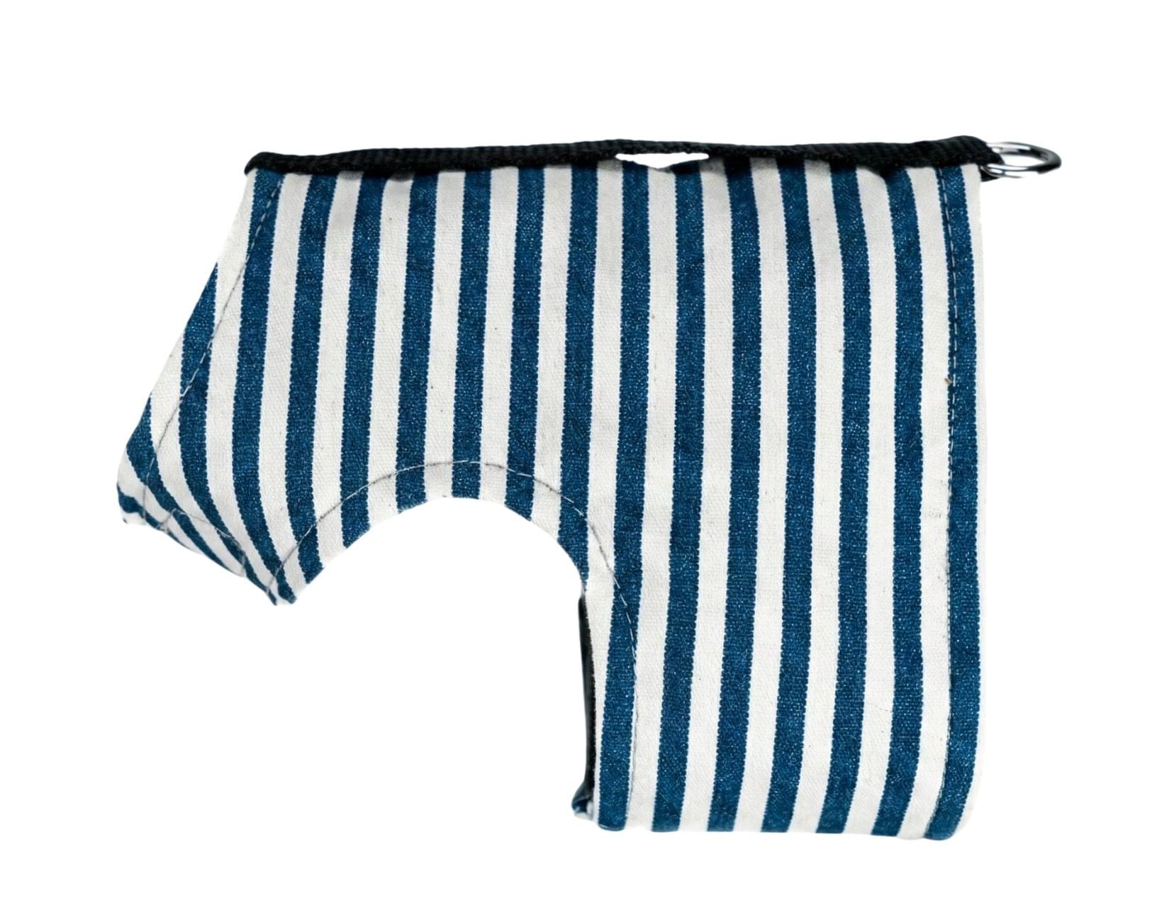 Breton Stripe Dog Harness Wrap