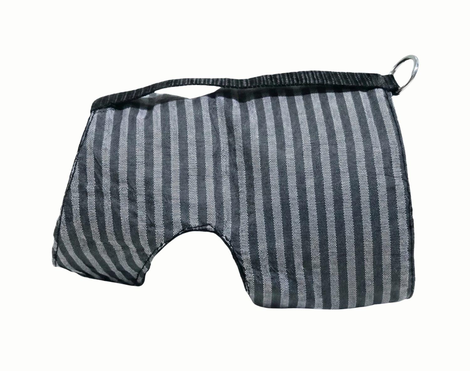 Classic Black Denim Dog Harness - Safety Wrap 1 Classic Black Denim Dog Harness Wrap