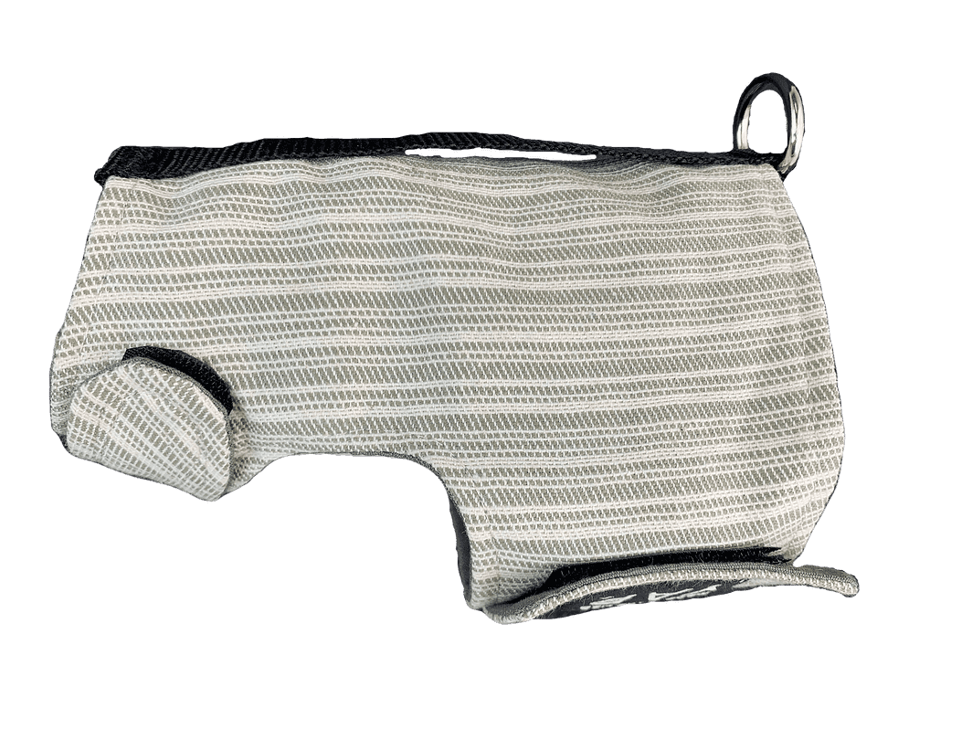 Seafoam Dog Harness - Versatile Stripe Wrap 1 Seafoam Stripe Dog Harness Wrap