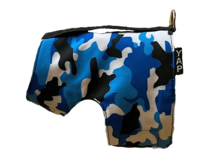 Outdoor Blue Camo Dog Harness Wrap