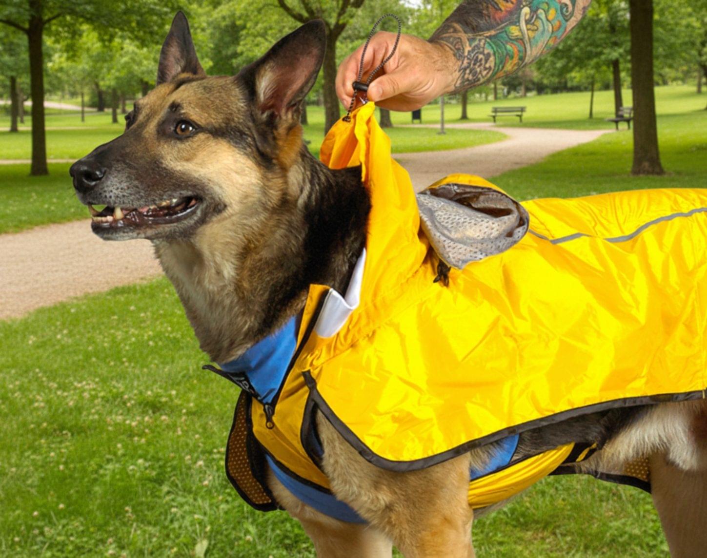 Tru-Fit 2® Hooded Dog Rain Coat – Secure Fit for all dogs, yapstores USA